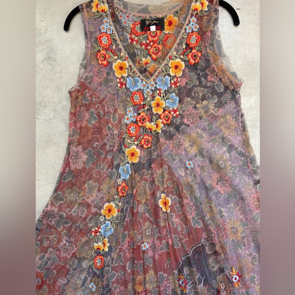 Johnny Was Biya Merkava Maxi Dress - Picture 10 of 16